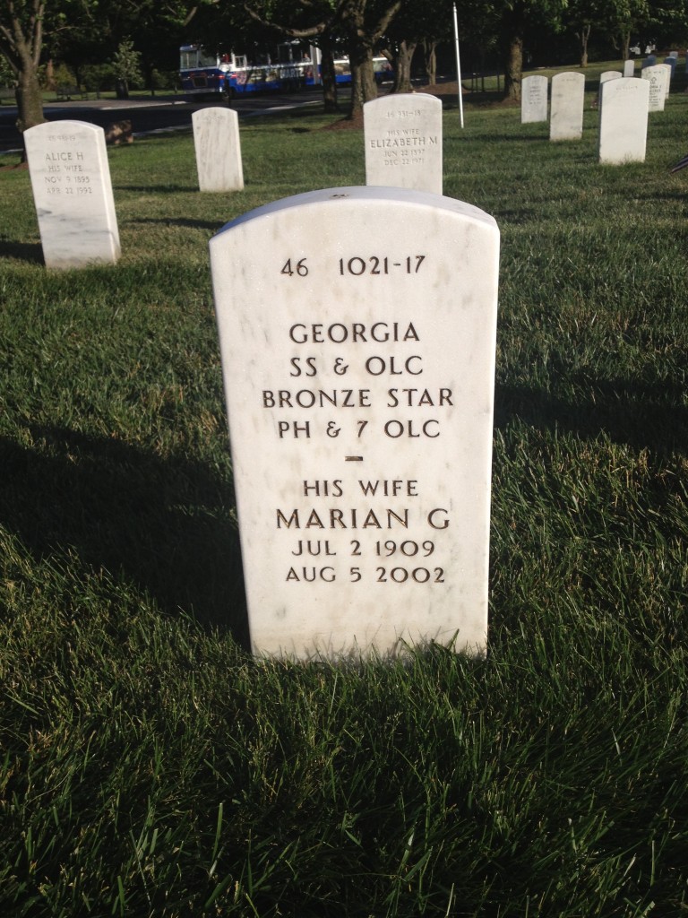 a headstone in a cemetery